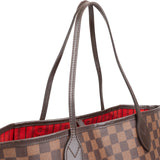 Louis Vuitton Monogram Damier Ebene Neverfull MM Shoulder Bag