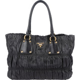 [🔄️B11 / F14] Prada Nappa Leather Gauffre Tote Handbag - vintageandkickz