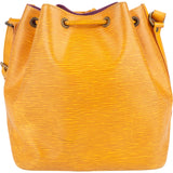Louis Vuitton Yellow Epi Leather Sac Noé Petit Shoulder Bag