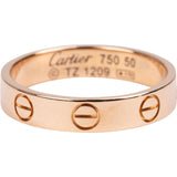 Cartier Au 750 Gold LOVE Wedding Band Ring (#50)
