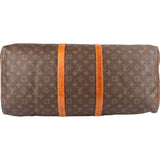 Louis Vuitton Monogram Canvas Keepall 55 Travel Bag