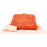 Miu Miu Patent Leather Matelassé Clutch Bag
