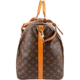 Louis Vuitton Monogram Canvas Keepall 60 Bandoulière Travel Bag
