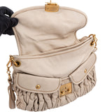 Miu Miu Matelassé Leather Coffer Handbag
