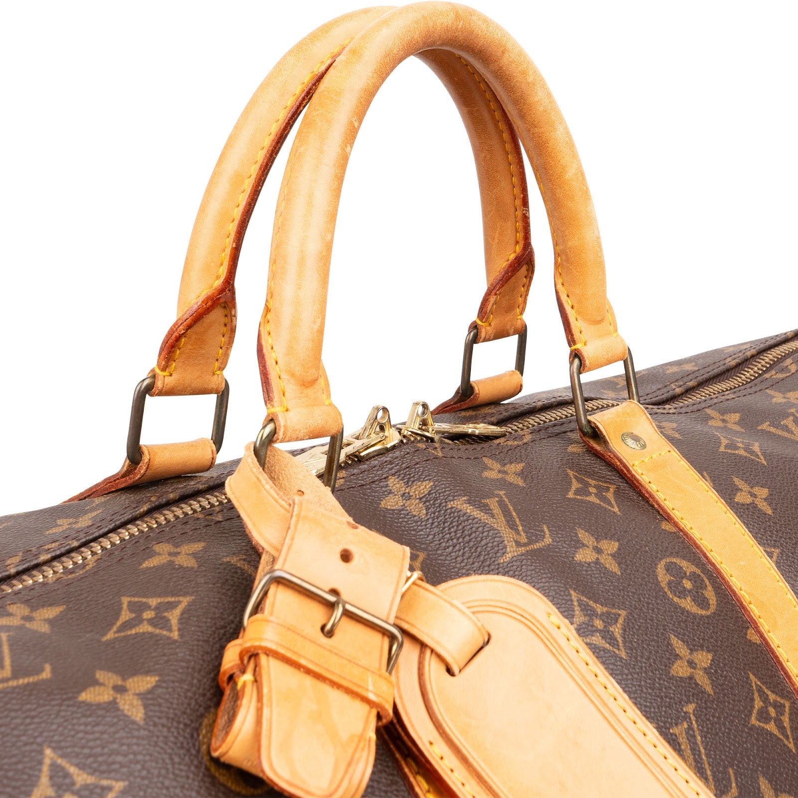Louis Vuitton Monogram Canvas Keepall 55 Travel Bag - vintageandkickz