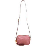 Gucci Microguccissima Metallic Leather Bamboo Tassel Camera Crossbody Bag