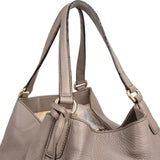 Gucci Grey Leather Soho Tote Shoulder Bag