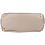 Prada Grey Saffiano Leather Galleria Handbag