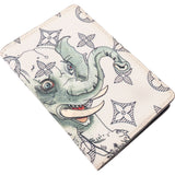 Louis Vuitton Savane Monogram Chapman White Elephant Print Card Holder