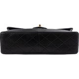 Chanel Quilted Lambskin 24K Gold Clip Single Flap Shoulder Bag