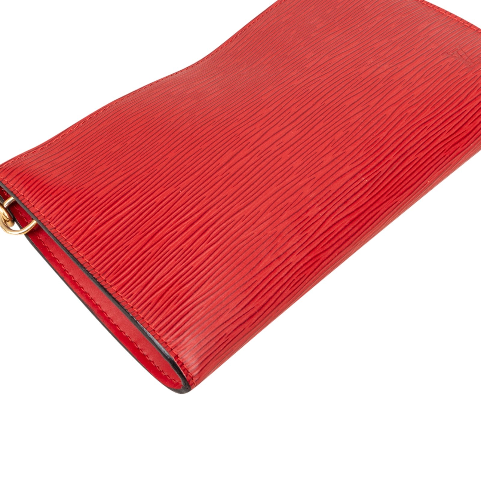 [🔄️B07 / F04] Louis Vuitton Red Epi Leather Pochette Accessoires Handbag - vintageandkickz