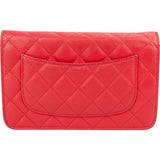 Chanel Quilted Caviar Leather CC Wallet On Chain Crossbody Bag
