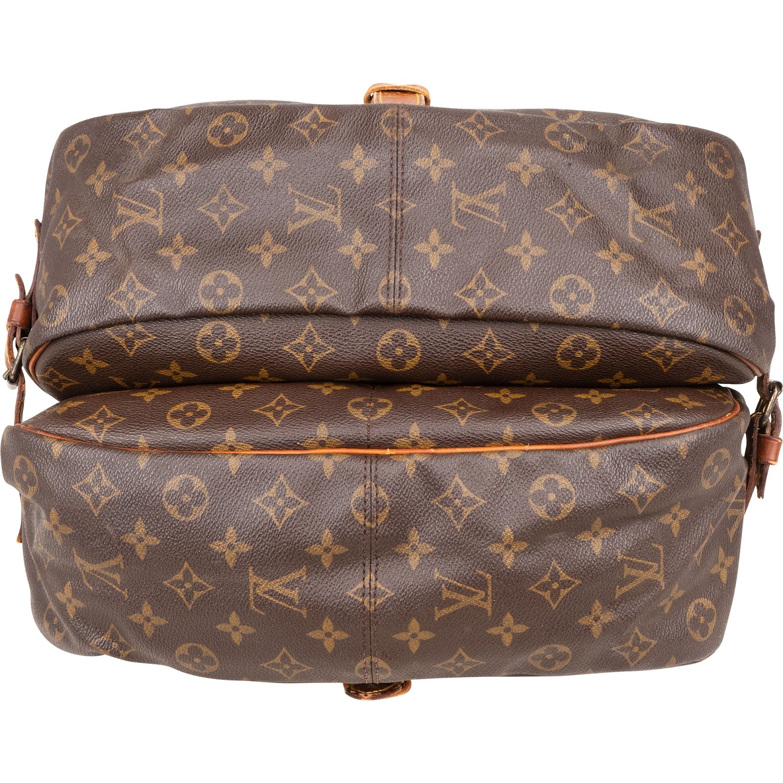 [🔄️B09 / F26] Louis Vuitton Monogram Canvas Saumur 30 Crossbody Bag - vintageandkickz