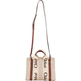 Chloé Canvas Small Woody Tote Crossbody Handbag