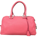 [🔄️B14 / F37] Prada Vitello Daino Bauletto Bag Handbag - vintageandkickz