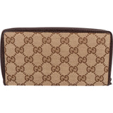 Gucci Monogram GG Canvas Zip Around Wallet