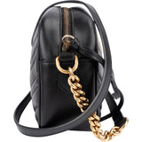 Gucci Matelassé Leather GG Marmont Camera Crossbody Bag