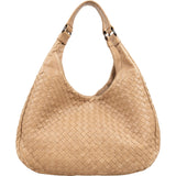 Bottega Intrecciato Nappa Leather Medium Compana Hobo Shoulder Bag