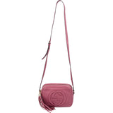 Gucci Pink Leather Soho Disco Crossbody Bag