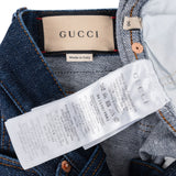 Gucci Blue Denim Straight Leg Jeans (IT30)