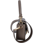 Fendi Woven Leather Baguette Crossbody Bag - vintageandkickz