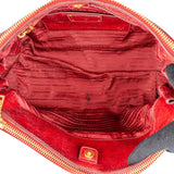Prada Vitello Antic Leather Bauletto Handbag