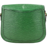 Louis Vuitton Green Epi Leather Saint Cloud GM Crossbody Bag - vintageandkickz