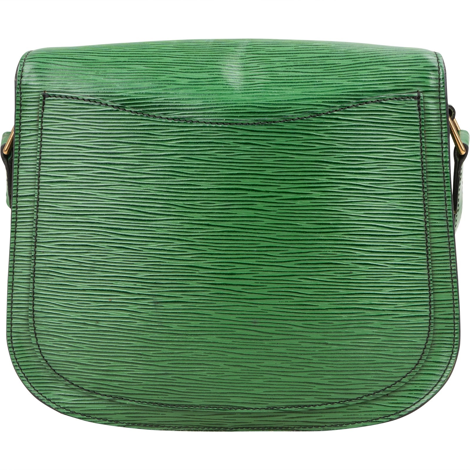 Louis Vuitton Green Epi Leather Saint Cloud GM Crossbody Bag - vintageandkickz