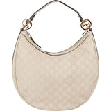 Gucci Guccissima Leather Britt Interlocking G Shoulder Bag