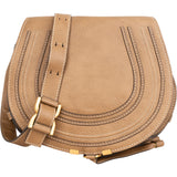Chloé Grained Leather Marcie Saddle Crossbody Bag