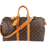 Louis Vuitton Monogram Canvas Keepall 45 Bandoulière Travel Bag