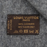 Louis Vuitton Grey Cashmere Schal Scarf