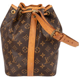 Louis Vuitton Monogram Canvas Sac Noé Petit Shoulder Bag