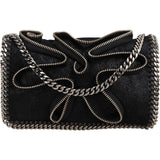 Stella McCartney Limited Falabella Fold Over Flower Zipper Clutch Crossbody Bag