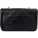 Chanel Quilted Lambskin 24K Gold Single Flap Crossbody Bag