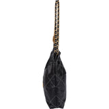 Chanel 22 Quilted Lambskin Drawstring Shoulder Bag