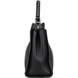 Fendi Black Leather Peekaboo Handbag