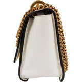 Fendi Blanco Patent Leather Kan U Flap Crossbody Bag