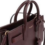 Saint Laurent Calfskin Leather Nano Sac De Jour Handbag