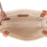 Chloé Mini Woody Canvas Tote Crossbody Handbag