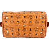 MCM Monogram Visetos Boston Handbag