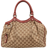 Gucci Monogram GG Sukey Handbag - vintageandkickz