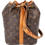 Louis Vuitton Monogram Canvas Sac Noé Petit Shoulder Bag
