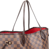 Louis Vuitton Monogram Damier Ebene Canvas Neverfull MM Shoulder Bag