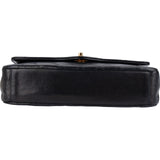 Chanel Quilted Lambskin 24K Gold Single Flap Crossbody Bag