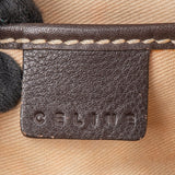 Celine Macadam Monogram Small Boston Handbag