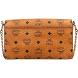 MCM Monogram Visetos Patricia Wallet on Chain Crossbody Bag