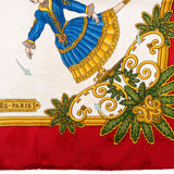Hermès Joies d'Hiver Silk Carre 90 Scarf Tuch
