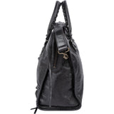 Balenciaga Black Leather Classic City Handbag