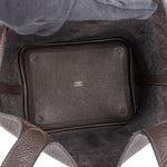 Hermès Brun Clemence Picotin Lock 22 (MM) Handbag - vintageandkickz